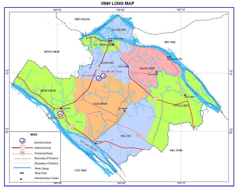 Thông tin về tỉnh Vĩnh Long