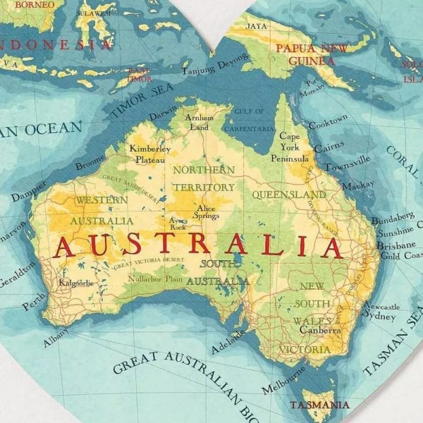 Vị trí địa lý nước Úc