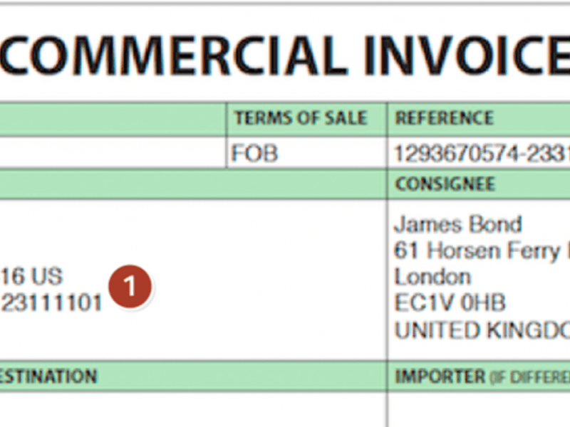 commercial invoice